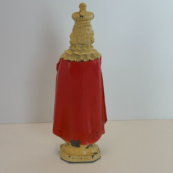 D C Overbagh Infant Of Prague Figurine Statue Catholic Statue Cast Metal 5" Vtg - Picture 9 of 16